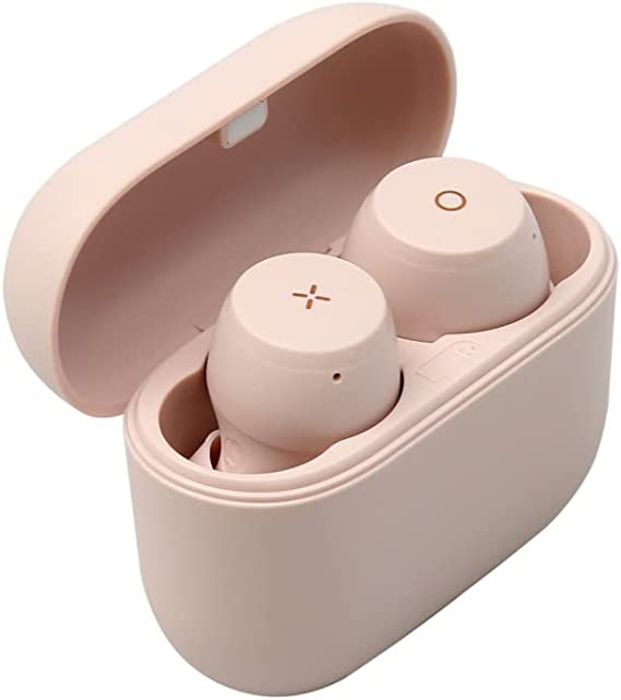 Edifier X3 to U True Wireless Earbuds, Qualcomm AptX Audio Bluetooth 5.0 Headphones, CVC 8.0 Noise Cancellation IP55 Dust and Waterproof Ear Buds, Voice Assistant USB C Earphones Pink