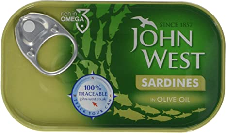 John West Sardines Olive Oil, Pack of 12