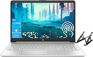 HP 2024 Newest Business Laptop, 15.6 Inch Touchscreen, Intel Core i3-1215U(6-core), 16GB RAM, 1TB SSD, Intel UHD Graphics, Webcam, Wi-Fi, Long Battery Life, HDMI, Windows 11 Pro, with Laptop Stand