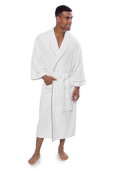 Men’s Luxury Terry Cloth Bathrobe - Soft Spa Robe by Texere (EcoComfort)