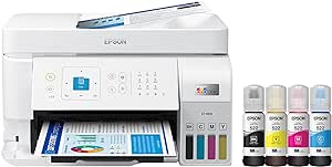 Epson EcoTank ET-4810 Wireless All-in-One Cartridge-Free Supertank Printer with Scanner, Copier, Fax, ADF and Ethernet – The Fast Everyday Printer for Your Home Office (Renewed)