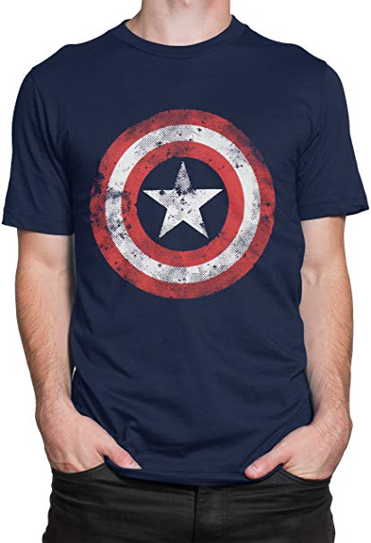 Marvel Captain America Mens' Avengers Captain America T-Shirt