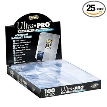 Ultra Pro Platinum Series Hologram 9-Pocket Pages (25)