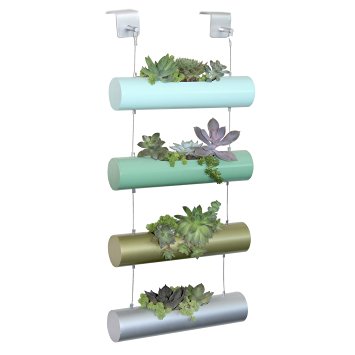 A6007 Four Season Vertical Zen Micro Garden Planter Succulent Cactus Small Plants Herbs Planting Cylinder System