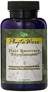 PhytoWorx Hair Recovery and Regrowth Supplement | Against All types of Hair Loss | Contains Grape Seed Extract