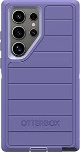 OtterBox Samsung Galaxy S24 Ultra (Only) - Defender Series Case - Mountain Majesty (Purple) - Case Only - Screenless - Rugged & Durable - with Port Protection - Microbial Defense Protection