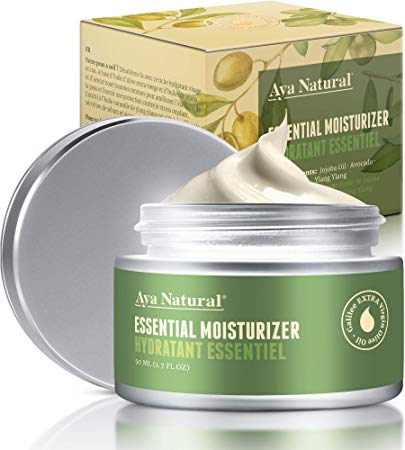 All Natural Face Moisturizer Day Cream - Vegan Daily Anti Aging Face Firming and Tightening Cream Facial Moisturizer for Dry Skin (Premium)