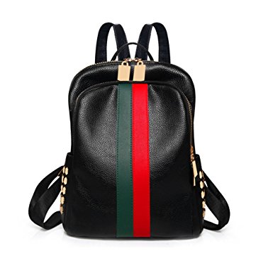 Alovhad Fashion Mini Leather Small Backpack Purse Teen Girl Travel Daypack School Bags For Women