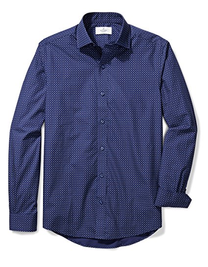 Buttoned Down Men's Fitted Spread-Collar Sport Shirt