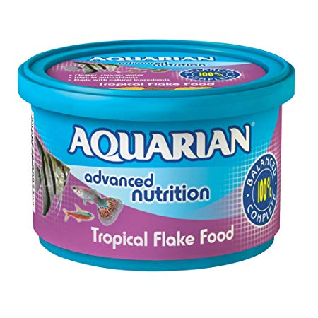 API AQUARIAN Complete Nutrition, Aquarium Tropical Fish Food Flakes, 50g Container