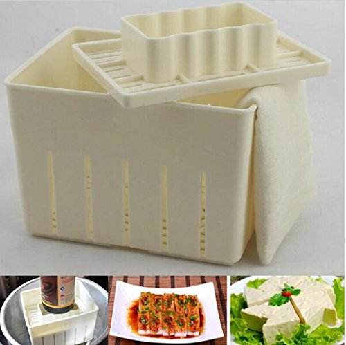 Mangocore Tofu Maker Press Mold Kit   Cheese Cloth Soy DIY Pressing Mould Kitchen Tool