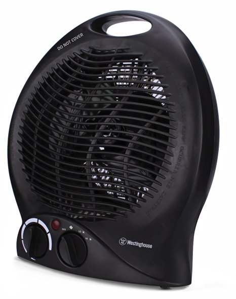 Westinghouse WHD101B1500 Watt New Desk Top Heater, Black