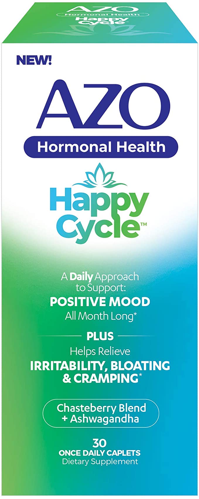 AZO Hormonal Health - Happy Cycle - 30 Count