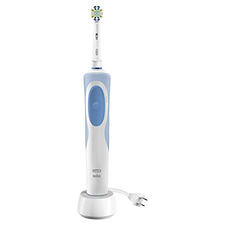 Oral-B Vitality FlossAction Rechargeable Battery Electric Toothbrush with Replacement Brush Head and Automatic Timer, Powered by Braun