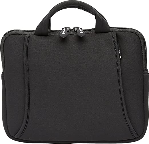 AmazonBasics iPad Air Tablet and Laptop Carrying Case Bag with Handle Fits 7 to 10-Inch Tablets (Black)