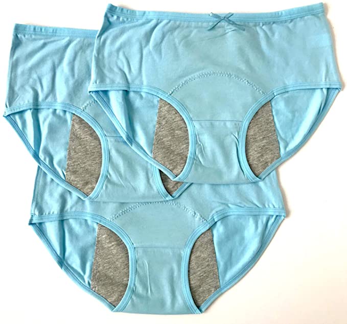 Luna Cup Menstrual Underwear Breathable Period Panties Postartum Inconvience Panty Multi Pack for Women Girls