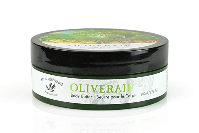 Pre de Provence Oliveraie Olive Tree Collection with Vitamin E and Antioxidants, Smooth, Natural Body Butter