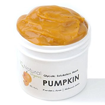 Pumpkin Enzyme Glycolic Acid Alphahydroxy Acids (AHA) Facial Mask Skin Smoothing and Exfoliate