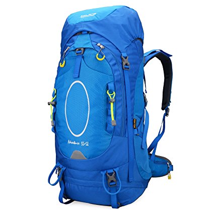 Doleesune Packs Women's Tempest 55L Backpack 8415 (Blue 55L)