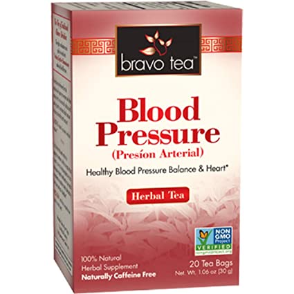 Bravo Tea Blood Pressure Herbal Tea -- 20 Tea Bags - 2PC
