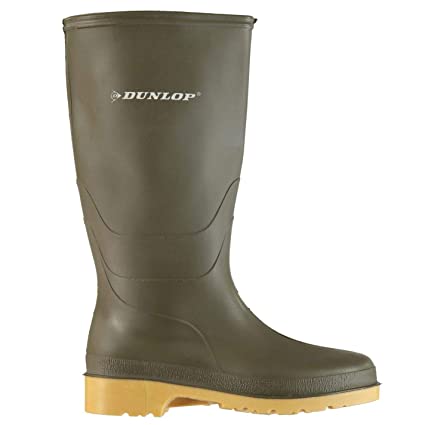 Dunlop Womens Wellington Ladies Waterproof Boots Rain Wellies Green 9.5