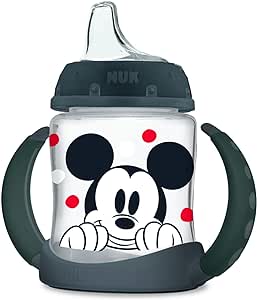 NUK Disney Learner Cup with Silicone Spout, Mickey Mouse, 5 Oz