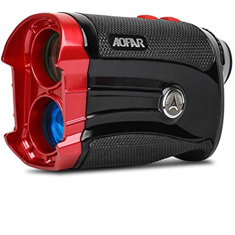 AOFAR G2 Golf Rangefinder with Slope Switch Technology, Flag-Lock with Pulse Vibration, 600 Yards Laser Range Finder, 6X 25mm Waterproof, Carrying Case, Free Battery, Gift Packaging