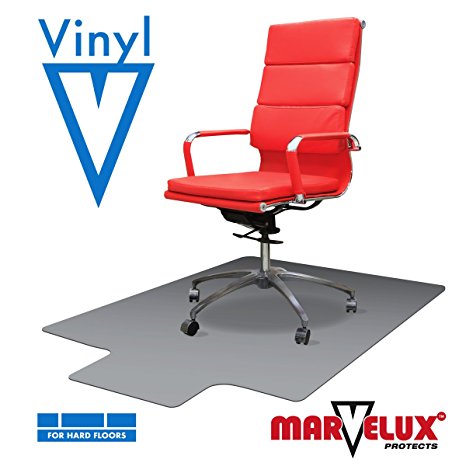 Marvelux 36" x 48" Vinyl Chair Mat for Hard Floors