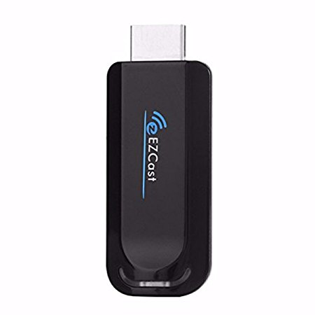 Miracast Dongle,ELEGIANT Wireless HDMI Streaming Media Player WiFi Display Dongle HDMI Adapter Share Videos Images Docs Live Camera Musics from All Smart Devices to TV, Monitor or Projector