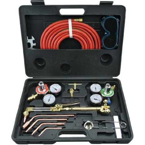 Neiko® 10921 Gas Welding and Cutting Torch Kit | Victor Type with Case