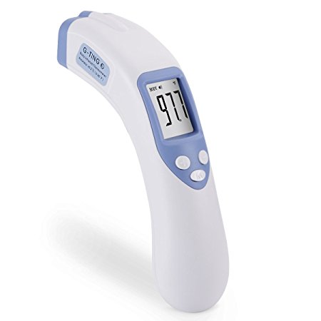 Forehead Thermometer,G-TING Non-Contact Infrared Thermometer Digital Clinical Instant Professional Fever Temperature Infrared Scanner for Baby,Toddlers,Home with Bilingual Celsius Fahrenheit