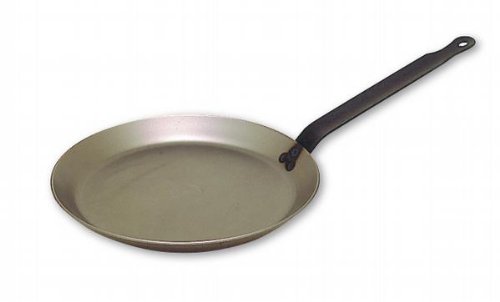 Matfer Bourgeat 062032 Round Crepe Pan, 7 7/8-Inch, Gray