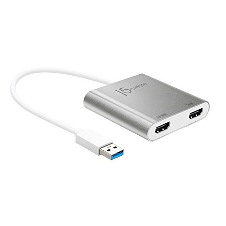 USB 3.0 to Dual HDMI Multi-Monitor Adapter JUA365