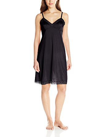 VASSARETTE Women's Lace Trim Anti-Static Full Slip 10103