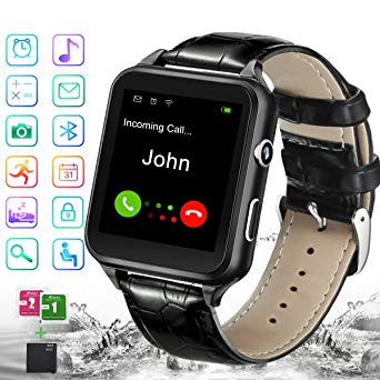 Smart Watch,Bluetooth Smartwatch Touchscreen with Camera, Smart Watches Waterproof Smart Wrist Watch Phone Compatible Android for Men Women Kids