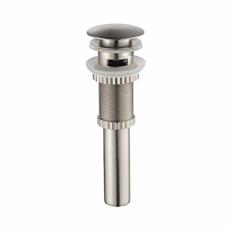 Kraus PU-11SN Pop Up Drain with Overflow Satin Nickel