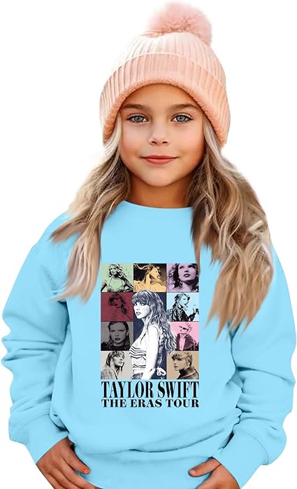 Sweatshirts for Teen Girls Fashion Singer Graphic Print Sweatshirts Pullover Long Sleeve Cute Concert Sweatshirt Tops