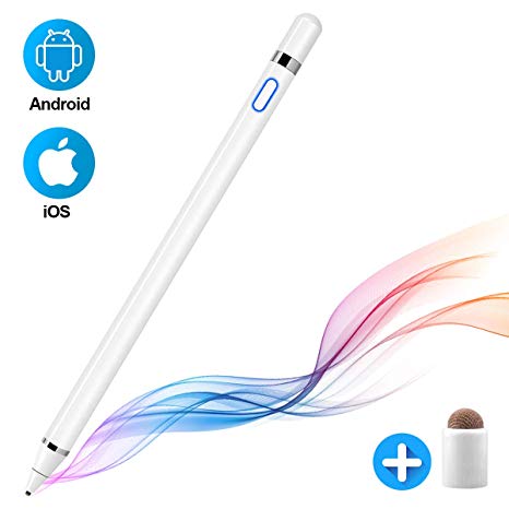 Active Stylus Pen for Touch Screen, G-TING&nbsp;Digital Pen Compatible for iPad iPhone &Tablets, Smart Digital Pencil for Touch Screen Smartphones & Tablets (iOS/Android/Windows)