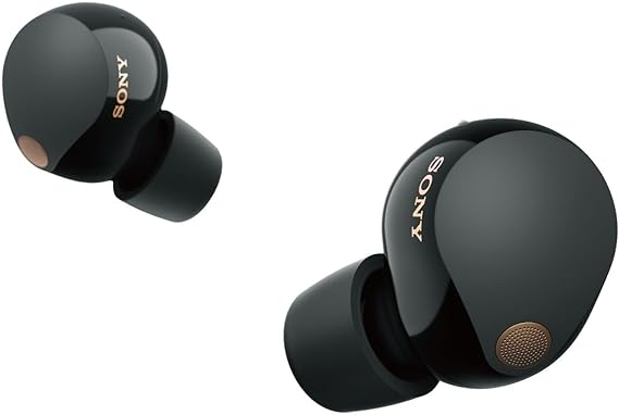 Sony WF-1000XM5 Wireless Noise Cancelling Earbuds, Bluetooth, In-Ear Headphones with Microphone, Up to 24 hours battery life and Quick Charge, IPX4 rating, Works with iOS & Android - Black