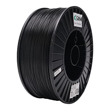 eSUN PLA  Filament 1.75mm, 3D Printer Filament PLA Plus, Dimensional Accuracy  /- 0.03mm, 3KG Spool (6.6 LBS) 3D Printing Filament for 3D Printers, Black