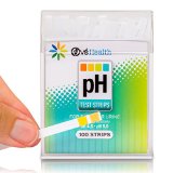 pH Balance Test Strips for Urine or Saliva FREE pH Diet ebook and Alkaline Magnet Included Instant Results