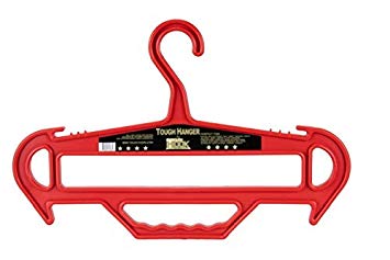 Tough Hook Tough Hanger Ultimate X-Large Heavyweight Strong Standard Hanger Holds 150 Pounds, The Only Hangers with a Built in Carry Handle, 100% USA Made, (Red)