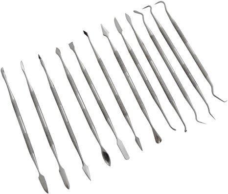12 Piece Stainless Steel Wax Carving Set