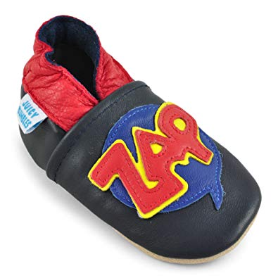 Beautiful Soft Leather Baby Shoes - Toddler Shoes with Suede Soles