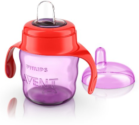 Philips Avent Easy Sip Spout Cup with Handle (200 ml, Pink)