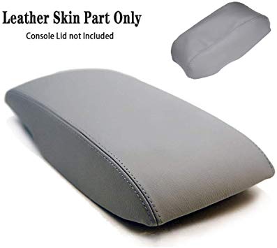 DSparts Armrest Center Console Lid Leather Cover for 2007-2011 Toyota Camry Gray