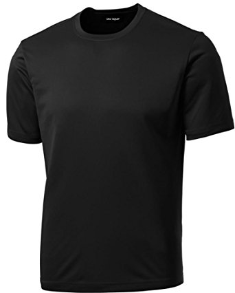 DRI-EQUIP Men's Big & Tall Short Sleeve Moisture Wicking Athletic T-Shirts