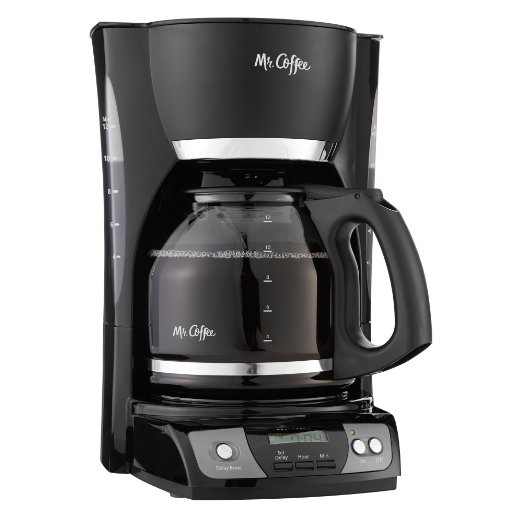Mr Coffee CGX23 12-Cup Programmable Coffeemaker Black