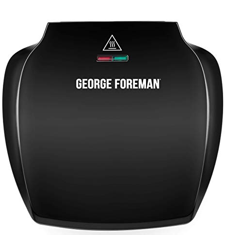 George Foreman Family 5-Portion(510 sq cm plate) Grill 23420 - Black