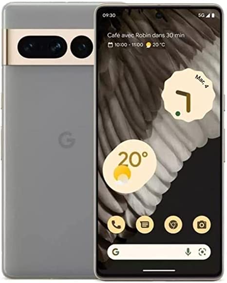 Google Pixel 7 Pro Dual-SIM 128GB ROM   12GB RAM (GSM Only | No CDMA) Factory Unlocked 5G Smartphone (Hazel) - International Version